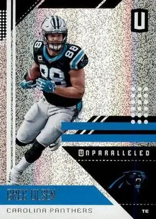 2018 Panini Unparalleled #28 - Greg Olsen - Carolina Panthers