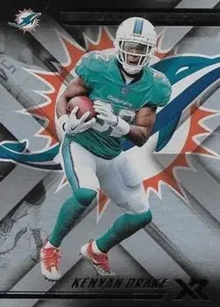 2018 Panini XR #5 - Kenyan Drake - Miami Dolphins