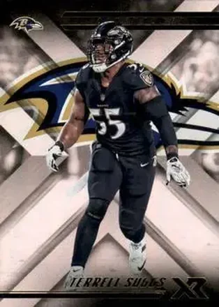 2018 Panini XR #15 - Terrell Suggs - Baltimore Ravens