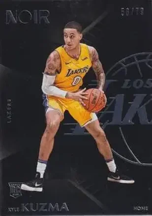2017-18 Panini Noir #83 - Kyle Kuzma - Los Angeles Lakers