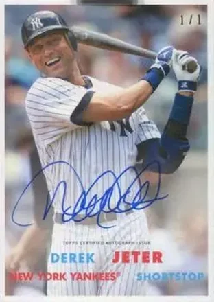 2019 Topps Transcendent Collection - Derek Jeter Through the Years Autographs #DJ-1957 - Derek Jeter - New York Yankees