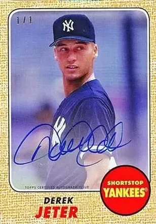 2019 Topps Transcendent Collection - Derek Jeter Through the Years Autographs #DJ-1968 - Derek Jeter - New York Yankees