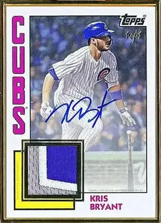 2019 Topps Transcendent Collection - Autograph Patches #AP-KBR - Kris Bryant - Chicago Cubs