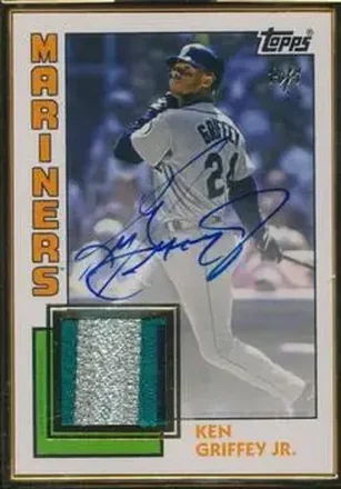 2019 Topps Transcendent Collection - Autograph Patches #AP-KGJ - Ken Griffey Jr. - Seattle Mariners