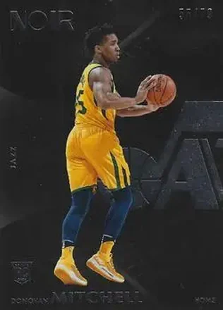 2017-18 Panini Noir #93 - Donovan Mitchell - Utah Jazz