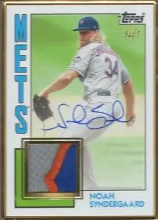2019 Topps Transcendent Collection - Autograph Patches #AP-NS - Noah Syndergaard - New York Mets