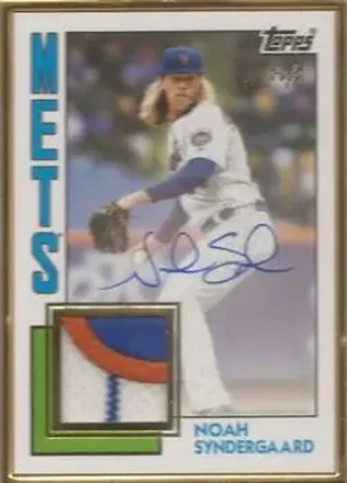 2019 Topps Transcendent Collection - Autograph Patches #AP-NSY - Noah Syndergaard - New York Mets