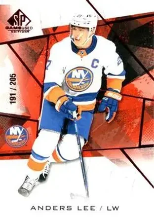 2021-22 SP Game Used - Red Fragment #64 - Anders Lee - New York Islanders