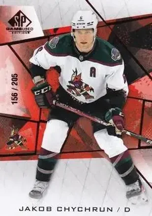 2021-22 SP Game Used - Red Fragment #92 - Jakob Chychrun - Arizona Coyotes