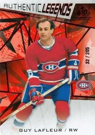 2021-22 SP Game Used - Red Fragment #108 - Guy Lafleur - Montreal Canadiens