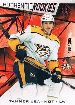 2021-22 SP Game Used - Red Fragment #122 - Tanner Jeannot - Nashville Predators