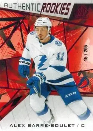 2021-22 SP Game Used - Red Fragment #138 - Alex Barre-Boulet - Tampa Bay Lightning