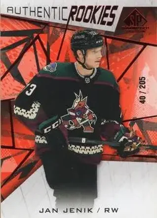 2021-22 SP Game Used - Red Fragment #148 - Jan Jenik - Arizona Coyotes