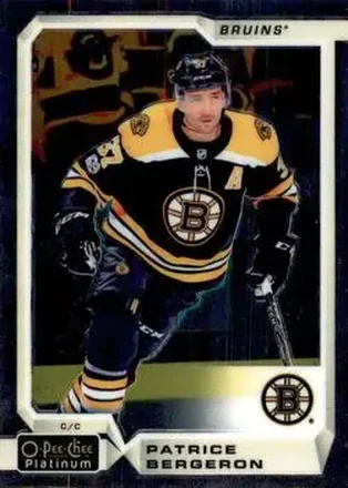 2018-19 O-Pee-Chee Platinum #2 - Patrice Bergeron - Boston Bruins