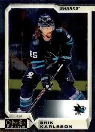 2018-19 O-Pee-Chee Platinum #5 - Erik Karlsson - San Jose Sharks