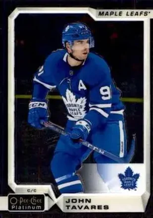 2018-19 O-Pee-Chee Platinum #30 - John Tavares - Toronto Maple Leafs