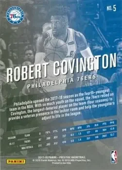Back of Robert Covington