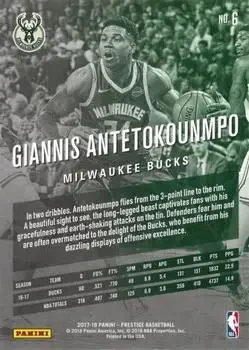 Back of Giannis Antetokounmpo