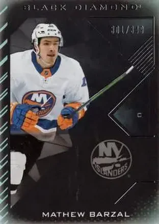 2021-22 Upper Deck Black Diamond #BDB-BA - Mathew Barzal - New York Islanders