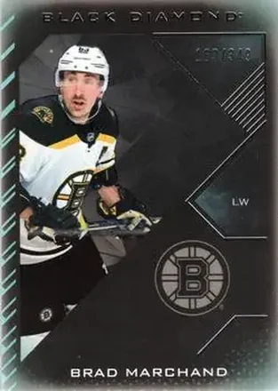 2021-22 Upper Deck Black Diamond #BDB-BM - Brad Marchand - Boston Bruins