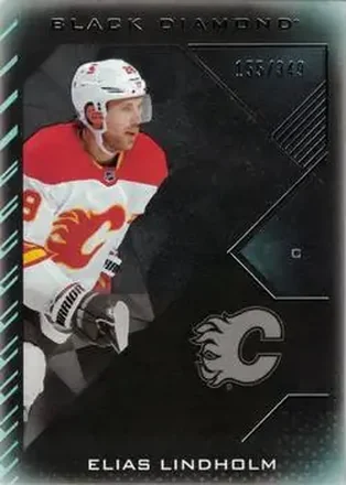 2021-22 Upper Deck Black Diamond #BDB-EL - Elias Lindholm - Calgary Flames
