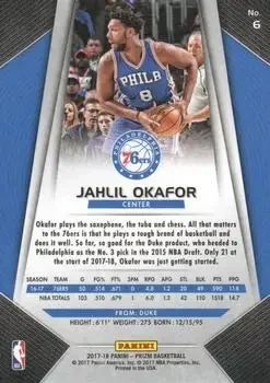 Back of Jahlil Okafor