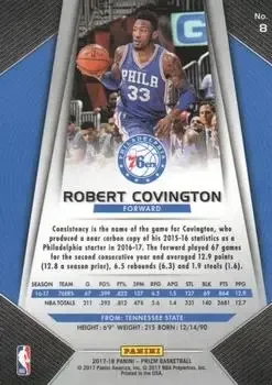 Back of Robert Covington
