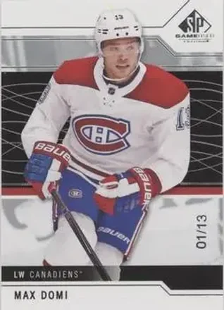 2018-19 SP Game Used #12 - Max Domi - Montreal Canadiens