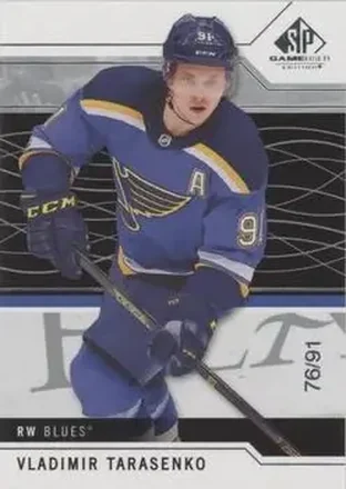 2018-19 SP Game Used #15 - Vladimir Tarasenko - St. Louis Blues