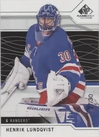 2018-19 SP Game Used #25 - Henrik Lundqvist - New York Rangers