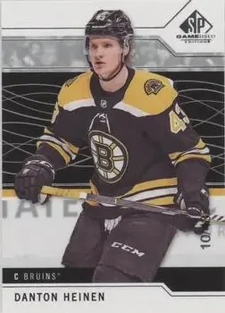 2018-19 SP Game Used #34 - Danton Heinen - Boston Bruins