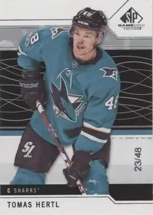 2018-19 SP Game Used #36 - Tomas Hertl - San Jose Sharks