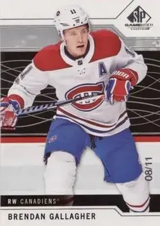 2018-19 SP Game Used #39 - Brendan Gallagher - Montreal Canadiens
