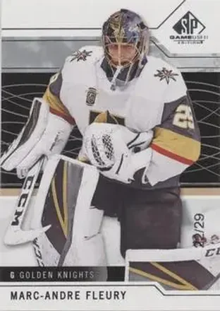 2018-19 SP Game Used #40 - Marc-Andre Fleury - Vegas Golden Knights
