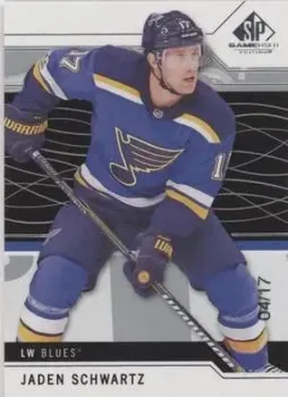 2018-19 SP Game Used #42 - Jaden Schwartz - St. Louis Blues