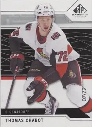 2018-19 SP Game Used #44 - Thomas Chabot - Ottawa Senators