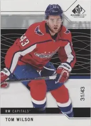 2018-19 SP Game Used #53 - Tom Wilson - Washington Capitals