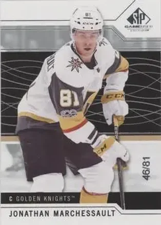 2018-19 SP Game Used #62 - Jonathan Marchessault - Vegas Golden Knights