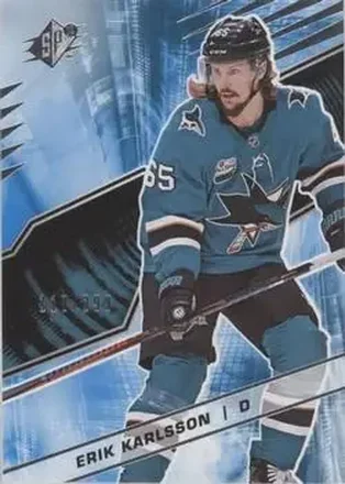 2018-19 SPx #3 - Erik Karlsson - San Jose Sharks