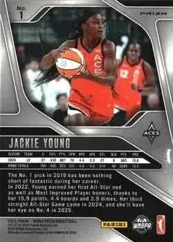 Back of Jackie Young
