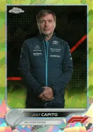 2022 Topps Chrome Sapphire Edition Formula 1 - Chartreuse #106 - Jost Capito - Williams Racing