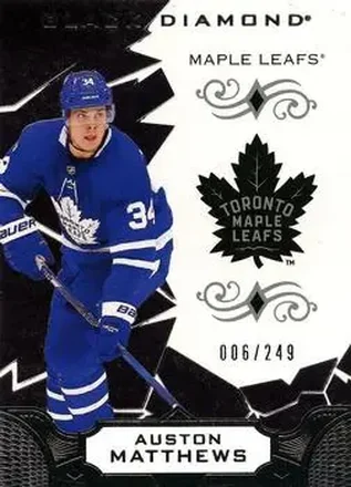 2018-19 Upper Deck Black Diamond #BDB-AM - Auston Matthews - Toronto Maple Leafs