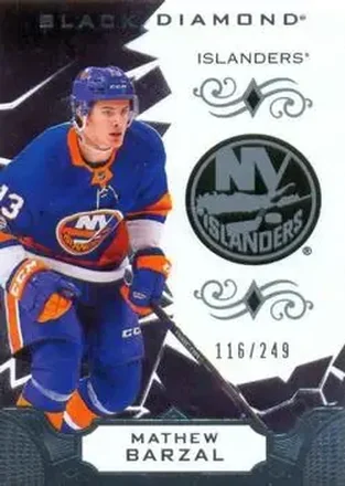 2018-19 Upper Deck Black Diamond #BDB-BA - Mathew Barzal - New York Islanders