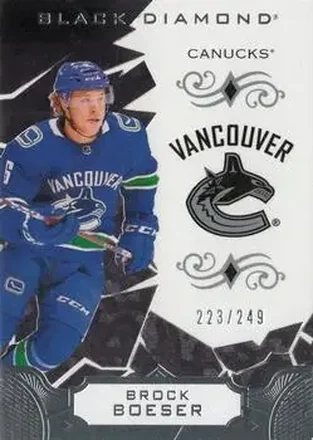 2018-19 Upper Deck Black Diamond #BDB-BB - Brock Boeser - Vancouver Canucks