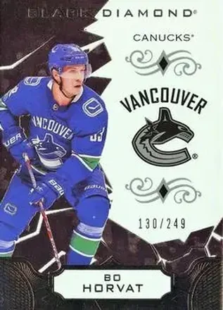 2018-19 Upper Deck Black Diamond #BDB-BH - Bo Horvat - Vancouver Canucks