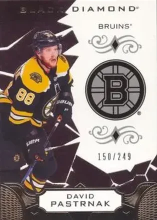 2018-19 Upper Deck Black Diamond #BDB-DP - David Pastrnak - Boston Bruins