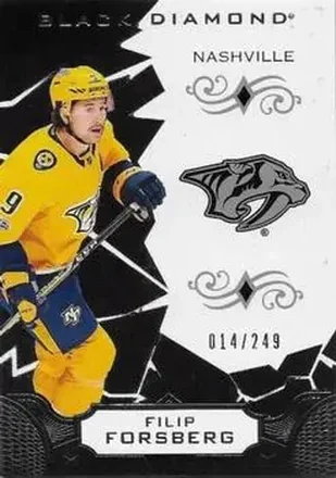 2018-19 Upper Deck Black Diamond #BDB-FF - Filip Forsberg - Nashville Predators