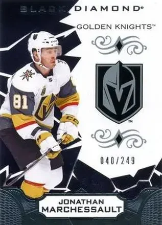 2018-19 Upper Deck Black Diamond #BDB-JM - Jonathan Marchessault - Vegas Golden Knights