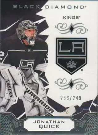 2018-19 Upper Deck Black Diamond #BDB-JQ - Jonathan Quick - Los Angeles Kings