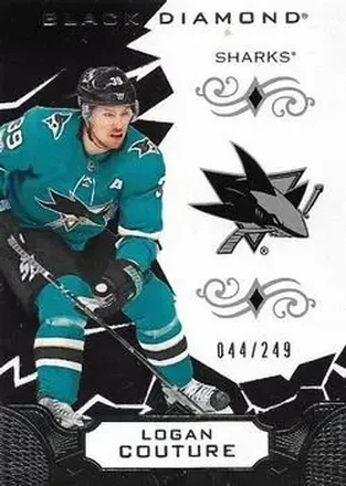 2018-19 Upper Deck Black Diamond #BDB-LC - Logan Couture - San Jose Sharks